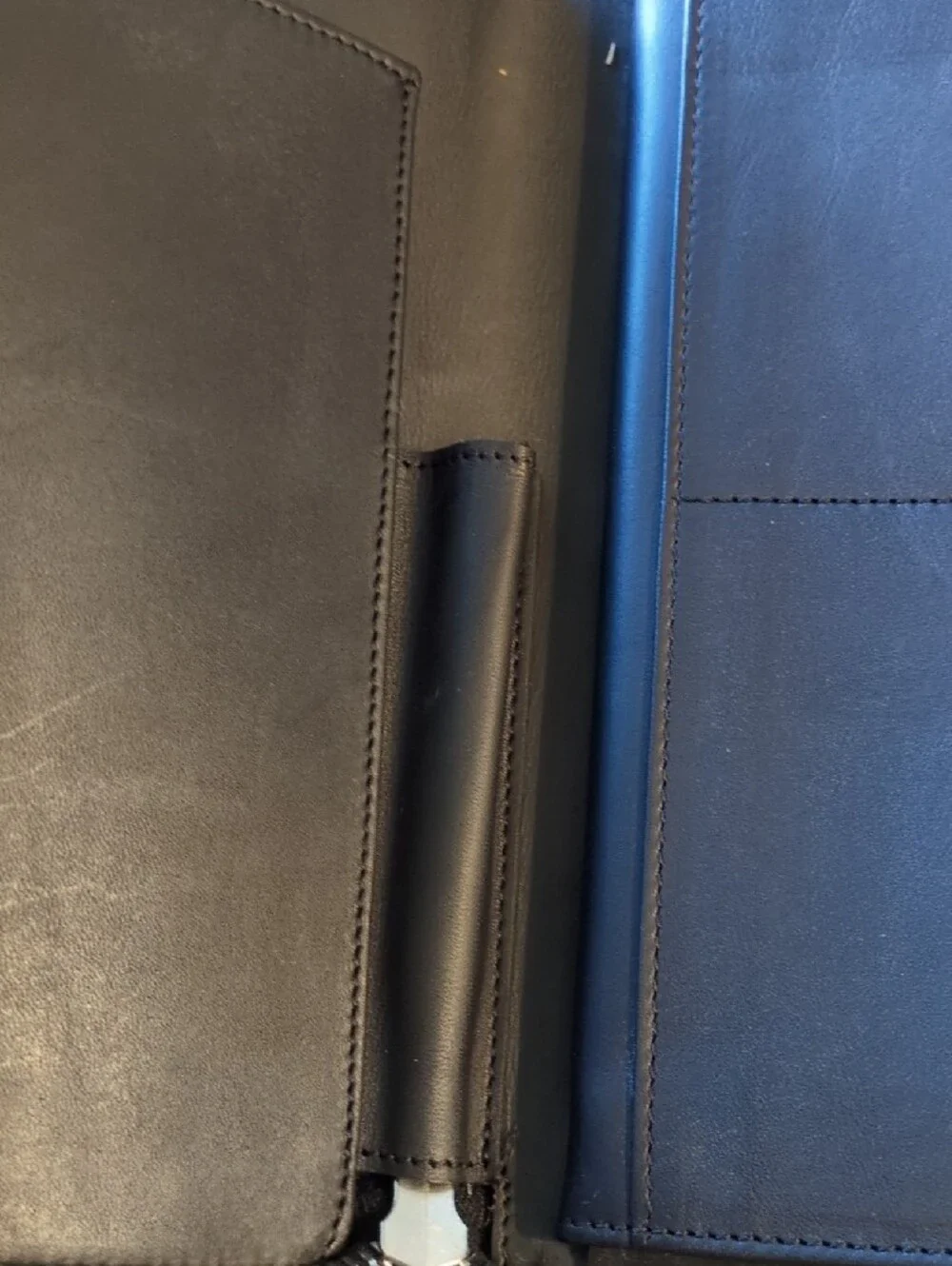 Rare GHURKA AJA Continental Large Zip Wallet Leather Black